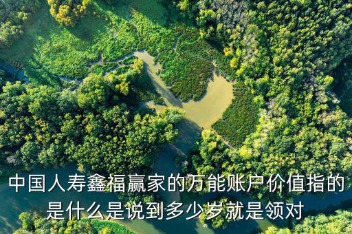 中國(guó)人壽鑫福贏家的萬(wàn)能賬戶價(jià)值指的是什么是說(shuō)到多少歲就是領(lǐng)對(duì)