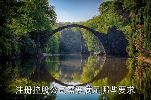 注冊(cè)控股公司需要滿(mǎn)足哪些要求