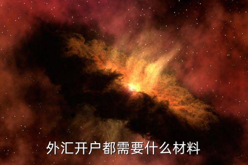 做外匯開戶需要什么手續(xù)，外匯開戶需要哪些資料