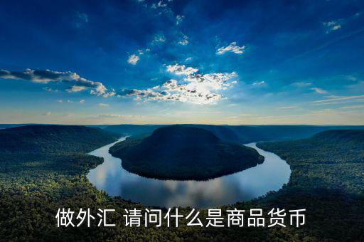 什么是商品貨幣，什么叫做商品貨幣