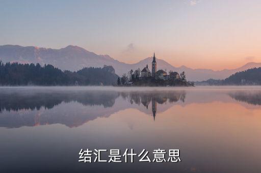 結(jié)匯是什么意思