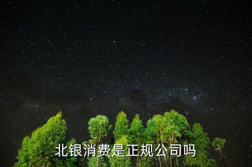 北銀和興宏什么關(guān)系，北銀消費(fèi)是正規(guī)公司嗎