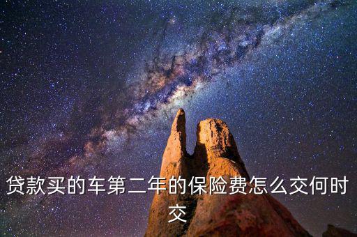 貸款買(mǎi)的車(chē)第二年的保險(xiǎn)費(fèi)怎么交何時(shí)交