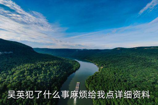 吳英什么案，吳英案到底是怎么回事