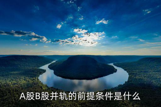 b股什么時候合并，以后B股會并入A股里嗎
