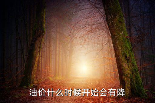油價(jià)什么時(shí)候下跌，油價(jià)什么時(shí)候開始會(huì)有降