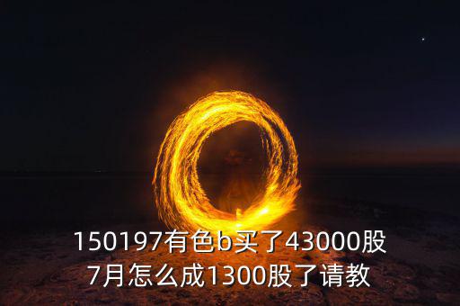 有色b150197是什么股票，有色b基金150197跟a股的區(qū)別