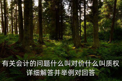 什么是過去的對(duì)價(jià)，什么是對(duì)價(jià)制度