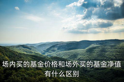 場(chǎng)內(nèi)買(mǎi)的基金價(jià)格和場(chǎng)外買(mǎi)的基金凈值有什么區(qū)別