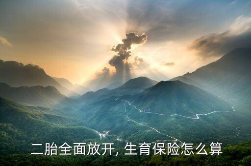  二胎全面放開, 生育保險怎么算