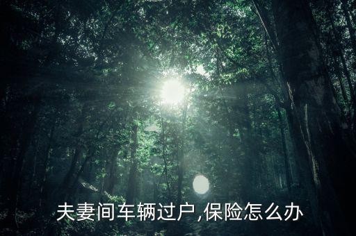 夫妻車(chē)主變更后保險(xiǎn)怎么辦,妻子車(chē)輛更名不影響車(chē)輛保險(xiǎn)?