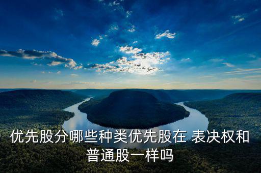 怎么分類表決,非累積優(yōu)先股的分紅計劃將在以后年度補(bǔ)發(fā)