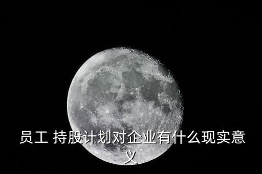  員工 持股計劃對企業(yè)有什么現(xiàn)實(shí)意義