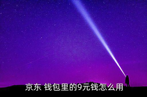  京東 錢(qián)包里的9元錢(qián)怎么用