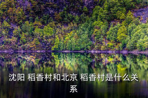 沈陽 稻香村和北京 稻香村是什么關系