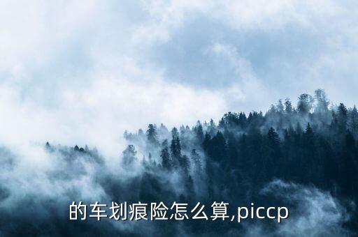 四年的車(chē)劃痕險(xiǎn)怎么算,piccp