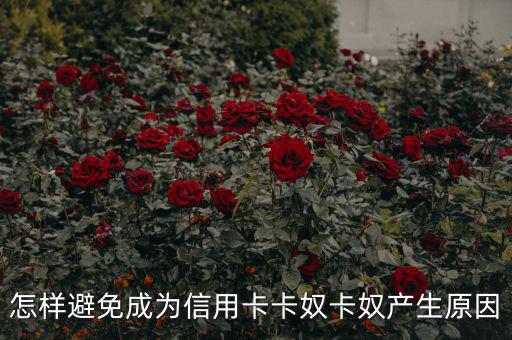 成卡奴怎么辦,避免成為信用卡奴，你必須知道