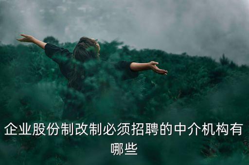 什么樣的重組需要中介選聘，企業(yè)股份制改制必須招聘的中介機(jī)構(gòu)有哪些
