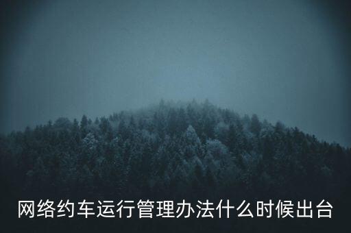 出租車改革什么時(shí)候公布，國(guó)家對(duì)出租車有什么政策改革方案