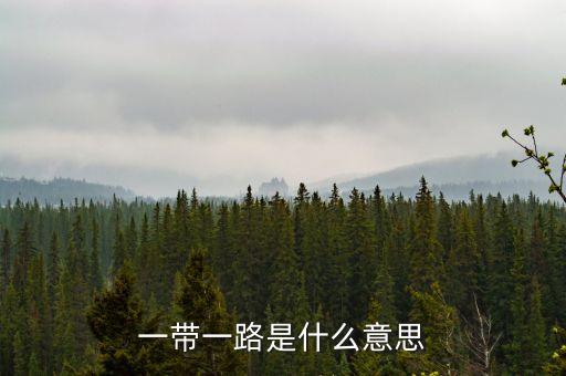 一帶一路指什么，一帶一路指什么意思