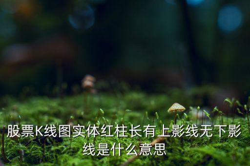 股票K線圖實(shí)體紅柱長(zhǎng)有上影線無下影線是什么意思