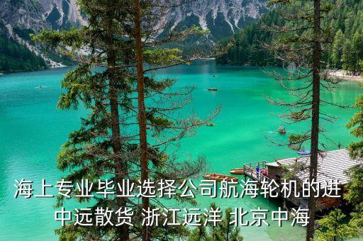 海上專業(yè)畢業(yè)選擇公司航海輪機的進 中遠散貨 浙江遠洋 北京中海