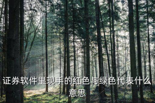現手買賣單紅綠是什么意思，請問股票現手的綠字和紅字分別代表什么