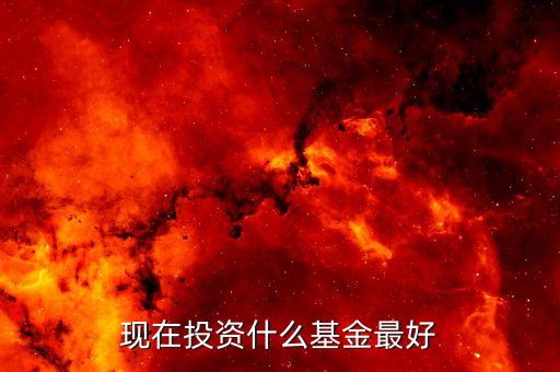 現在什么基金比較好，現在投資什么基金最好
