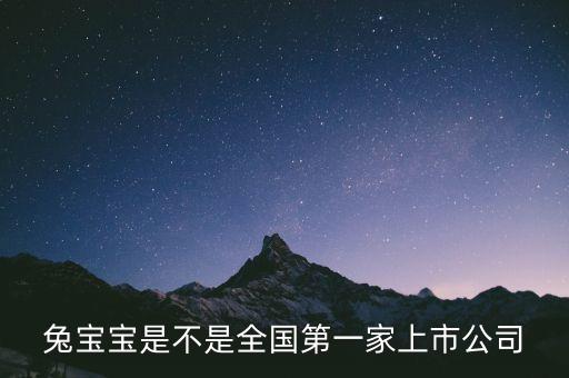 兔寶寶股是什么公司，兔寶寶是什么上市公司