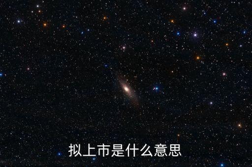 擬ipo什么意思，什么是擬上市