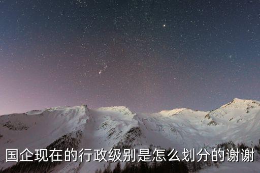 央企處級是什么級別，省級企業(yè)的處級是什么級別