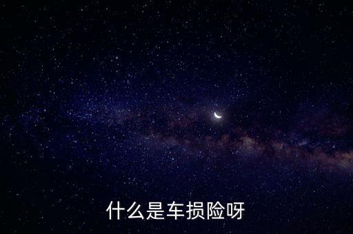 汽車車損險是什么，汽車什么是車損險定義