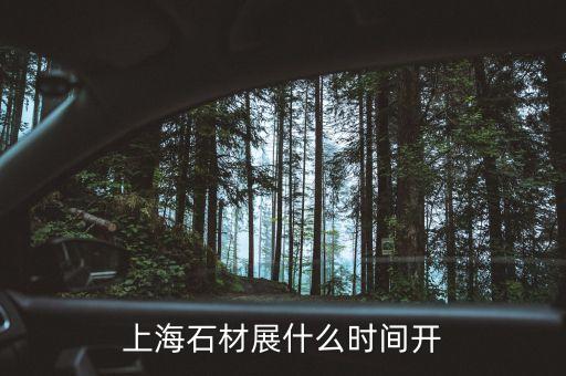 上海石墨烯大會什么時候開，上海石材展什么時間開