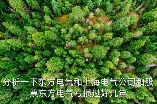 東方電氣為什么不漲，東方電氣這么好的公司為什么總是漲不上去漲不過別人呢