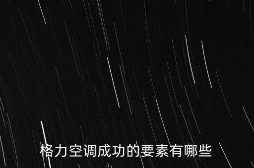 格力電器成功實(shí)行專業(yè)化戰(zhàn)略的因素是什么，格力空調(diào)成功的要素有哪些