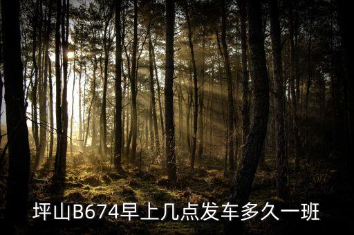 坪山華誼兄弟文化城什么時候動工，坪山B674早上幾點發(fā)車多久一班