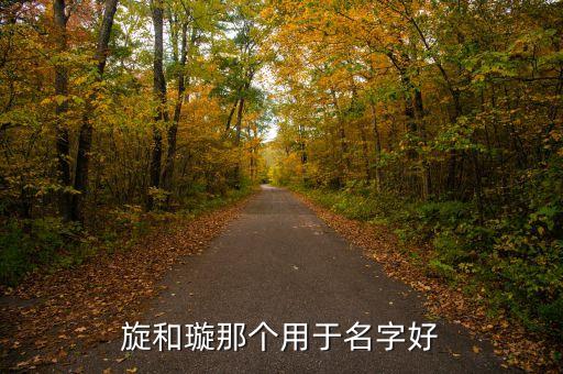 和璇有什么不同，旋和璇那個(gè)用于名字好