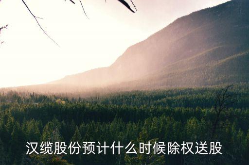 漢纜股份什么時(shí)候除權(quán)，除權(quán)日期是什么時(shí)候
