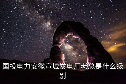 國電投什么級別，中國國電集團(tuán)是什么級別