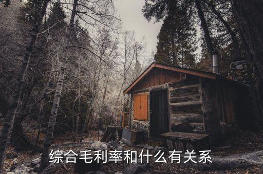 什么是綜合毛利，綜合毛利率和什么有關系