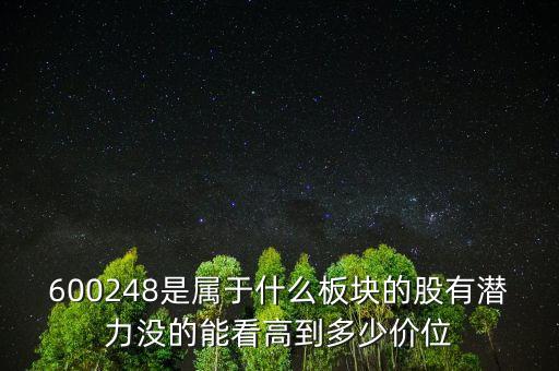 佳電股份是什么板塊，600248是屬于什么板塊的股有潛力沒的能看高到多少價位