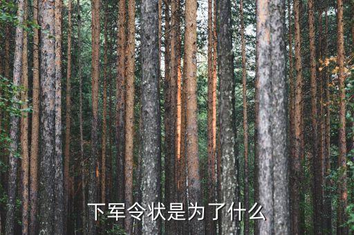 軍令狀目的是什么，下軍令狀是為了什么