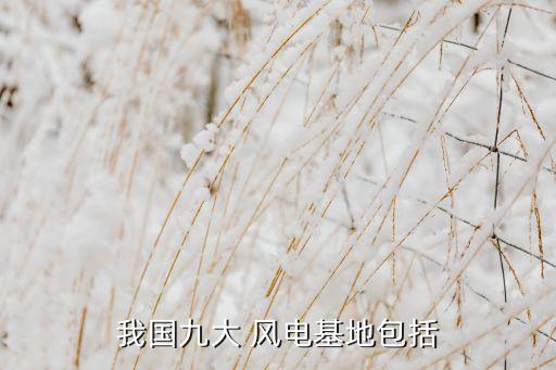 我國九大 風電基地包括