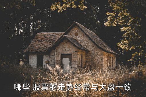 哪些 股票的走勢經常與大盤一致