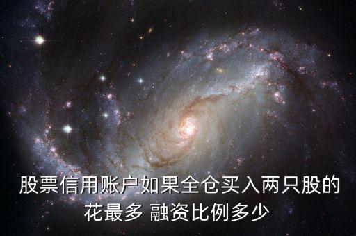單只股票融資上限,融資賬戶(hù)單只股票比例限制嗎