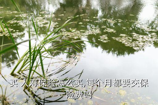 買(mǎi) 人壽保險(xiǎn)怎么買(mǎi),每個(gè)月都要交保險(xiǎn)費(fèi)嗎