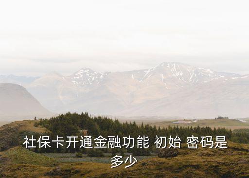 天津中國銀行社保卡初始密碼,中國銀行社?？ǔ跏济艽a是多少啊怎么改
