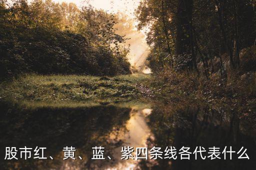 股市紅、黃、藍(lán)、紫四條線各代表什么