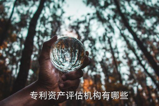 專利資產評估機構有哪些