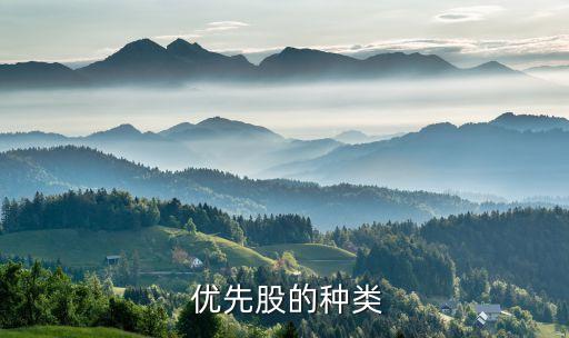  優(yōu)先股的種類(lèi)